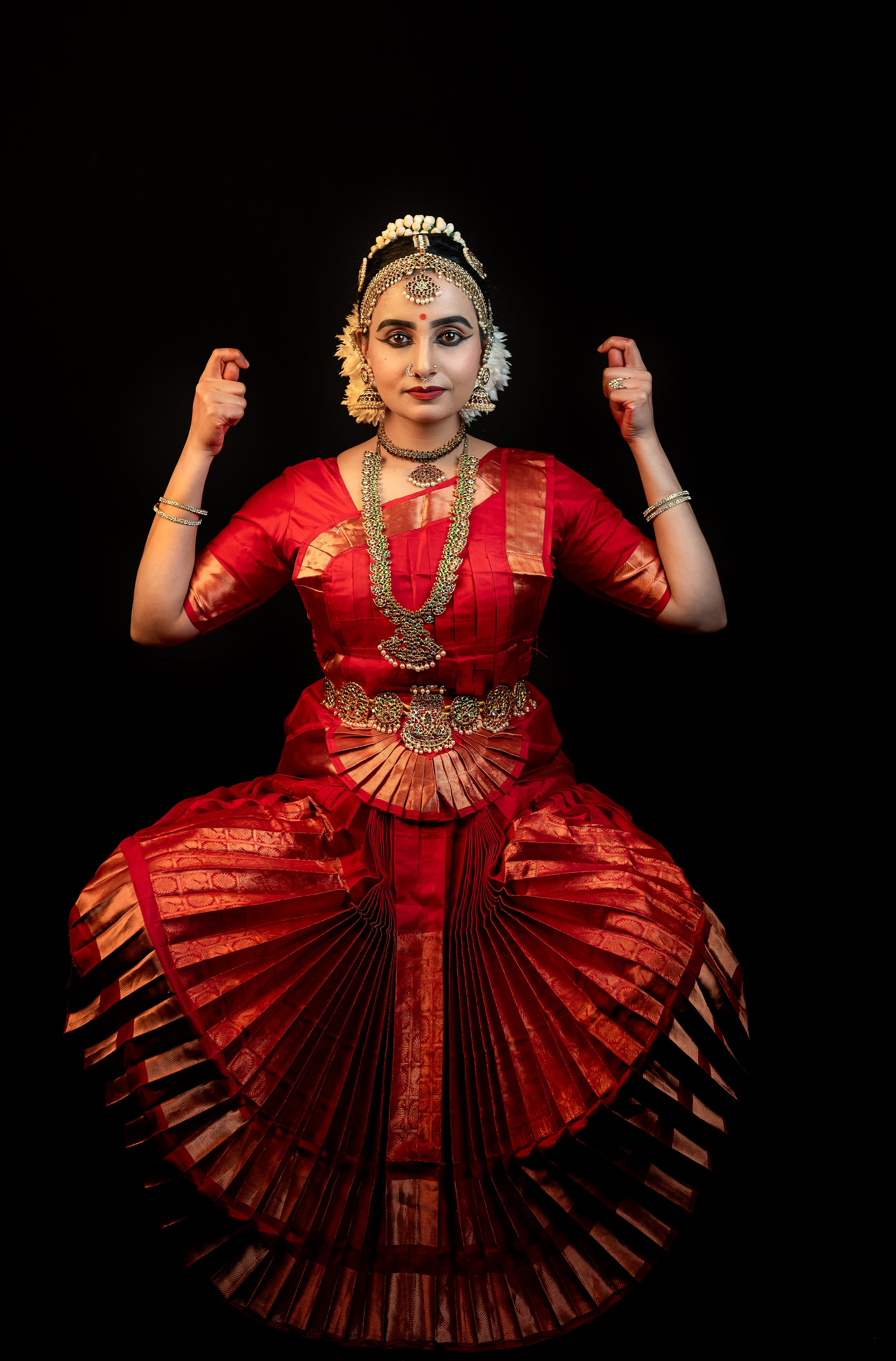 Sherin Jose in a symmetrical classical mudra composition