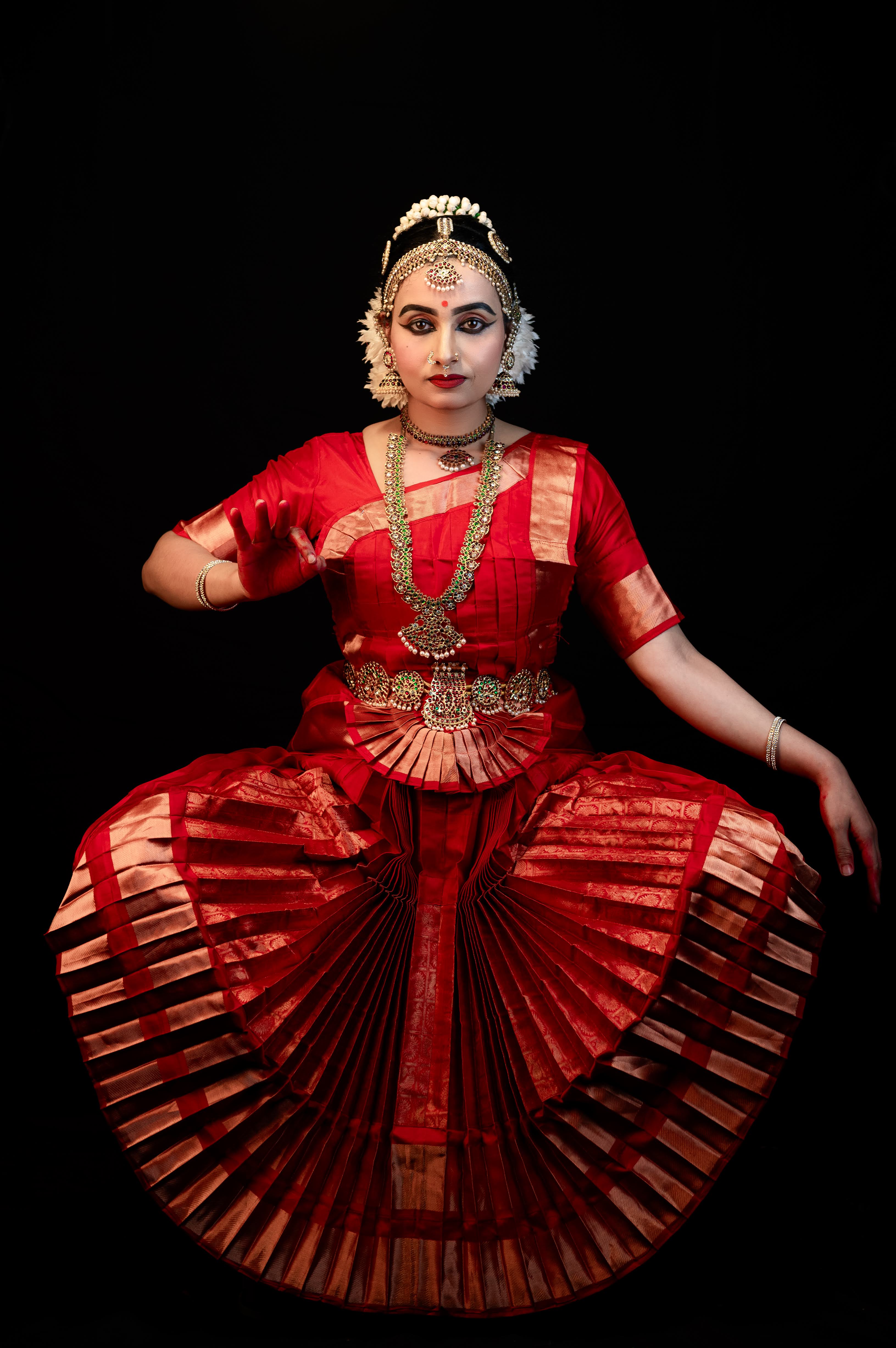 Sherin Jose in a final mudra portrait moment