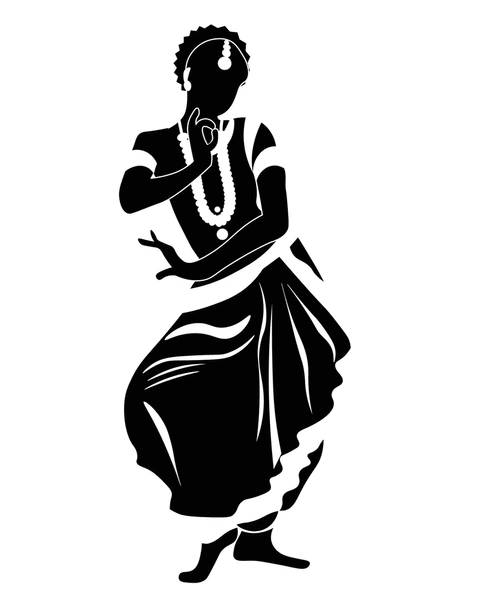 Classical dance silhouette