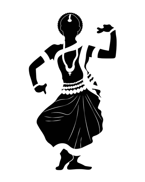Classical dance silhouette